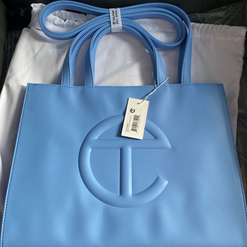 Brand New Sky Blue Telfar Bag